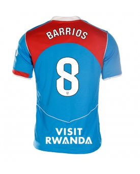 Billige Fotballdrakt Atletico Madrid Pablo Barrios #8 Replika Tredjedrakt Dame 2025-26 Kortermet Billige Fotballdrakt Atletico Madrid Pablo Barrios #8 Replika Tredjedrakt Dame 2025-26 Kortermet